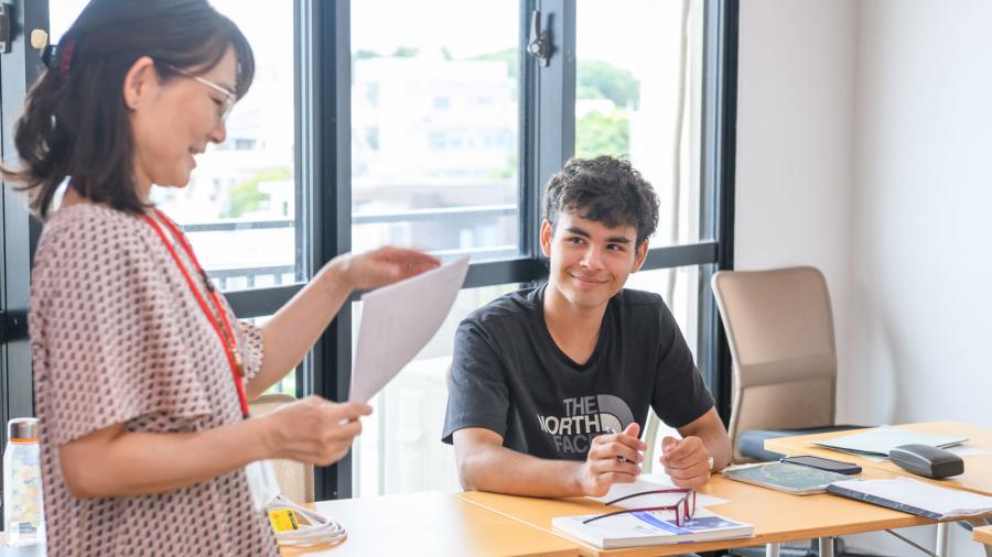 ESL Languages Genki Okinawa classroom