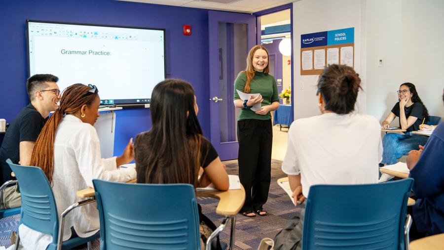 ESL Languages Kaplan Boston gallery classroom